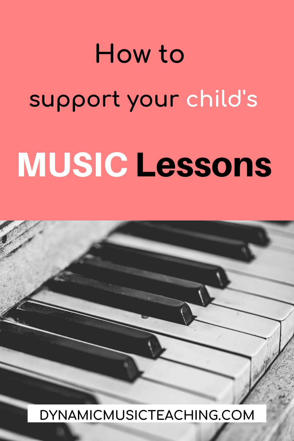 How to support your child;s music lessons