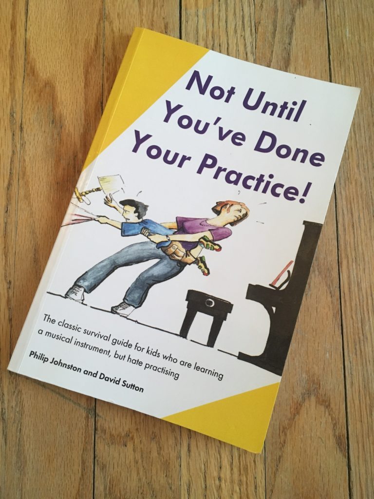 Book for more ideas on using games in music practice. 'Not Until You've Done Your Practice' by Philip Johnston