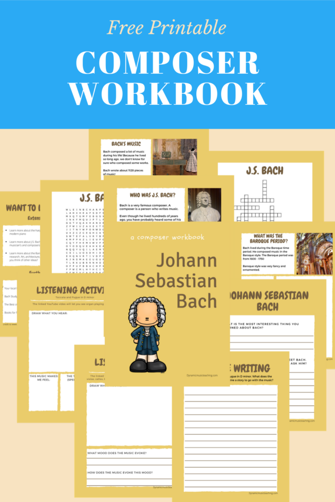 Free Printable Composer Workbook