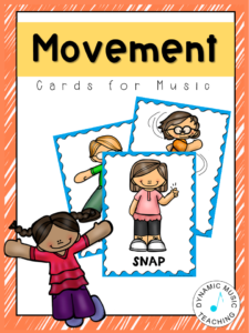 music and movement activity cards