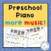 preschool piano music