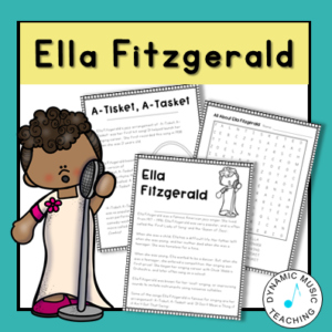 Ella Fitzgerald worksheet