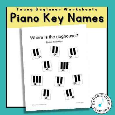 free preschool piano worksheets