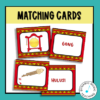 musical instrument matching cards