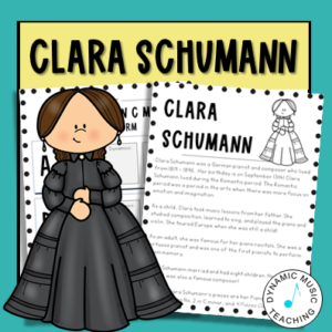 Clara Schumann printables