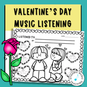 Valentine's Day music printables