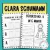 Clara Schumann worksheets