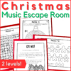 Christmas music escape room game in 2 levels.