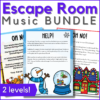 music escape room - 2 levels