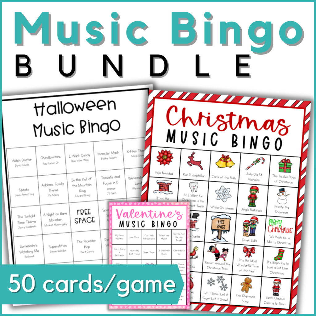 Music Bingo Game Bundle - Dynamic Music Teaching