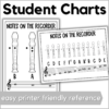 student fingering charts are also included for an easy printer-friendly reference