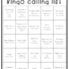 Halloween music bingo calling list