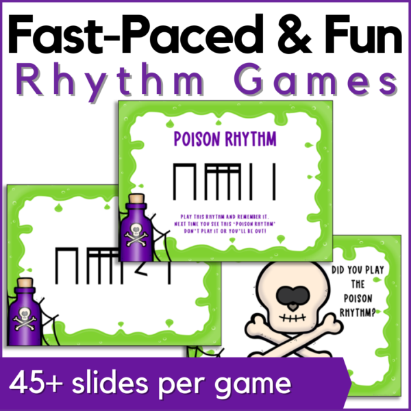 fast paced and fun music games with 45+ slides per game