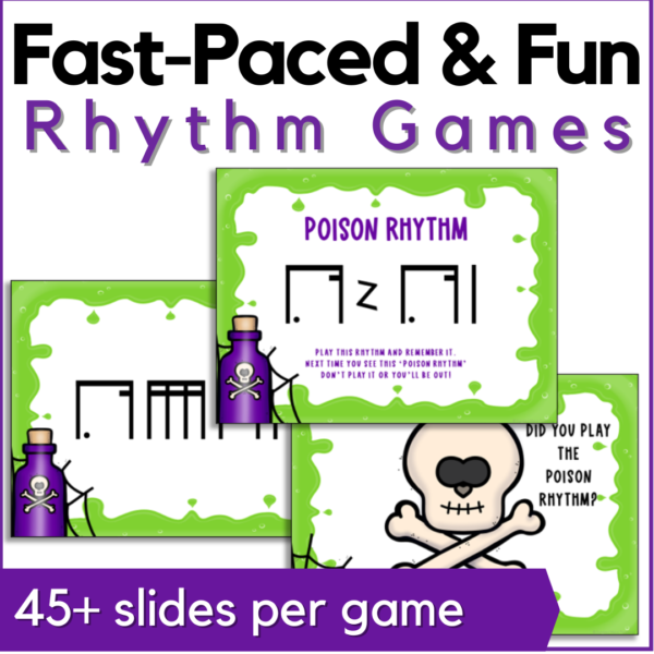 fast-paced and fun poison rhythm games with 45+ slides per game