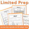 This key signature and ledger line music activity needs limited prep and is perfect for review!