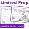 This rhythm escape room needs limited prep for engaging rhythm review!