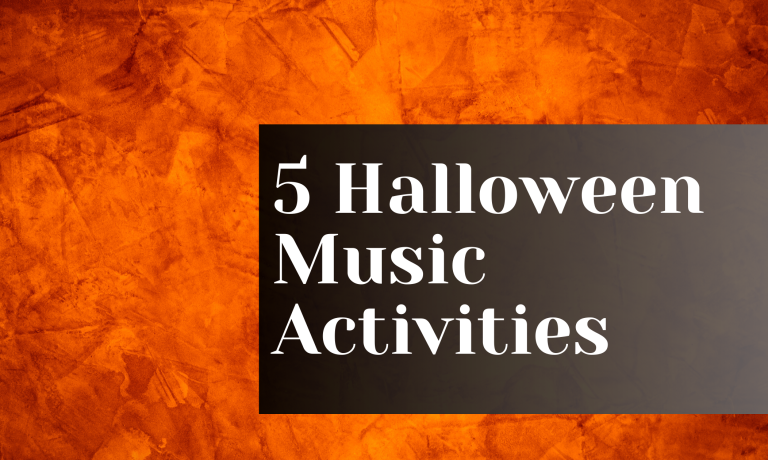 5 Halloween music activities