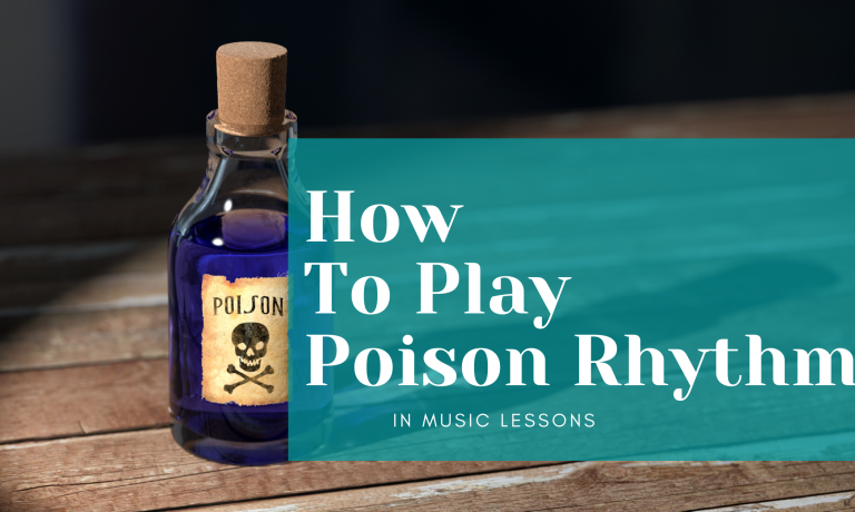 How To Play Poison Rhythm Game in music lessons