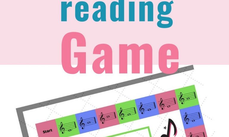 Treble clef note reading game